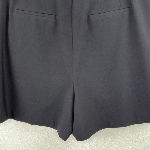 1. State Solid Black Preppy Pleated High Waist Dressy Summer Shorts 4 NWT - Picture 10 of 11